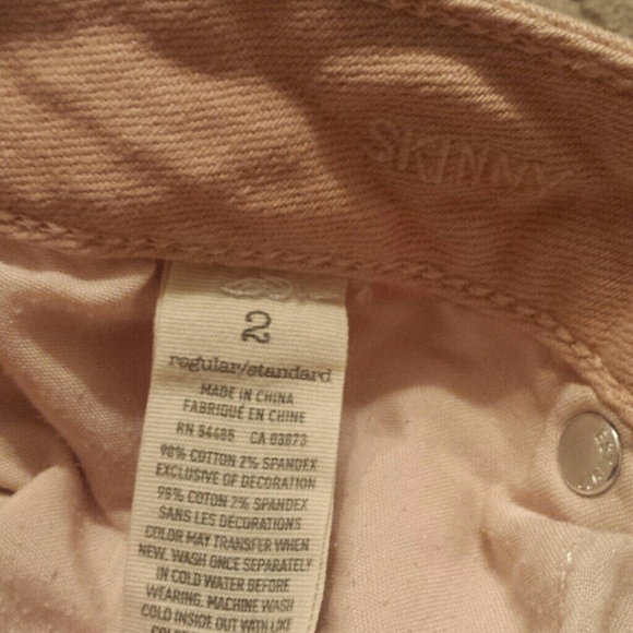 American Eagle Skinny Pants in Blush - Picture 3 of 4